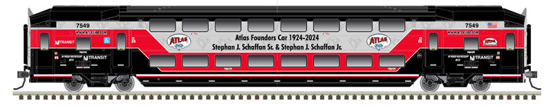 HO SCALE ATLAS 100th ANNIVERSARY Passenger Car 3-Pack