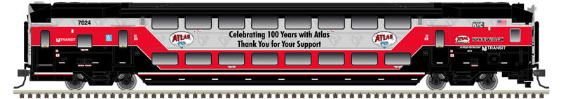 HO SCALE ATLAS 100th ANNIVERSARY Passenger Car 3-Pack